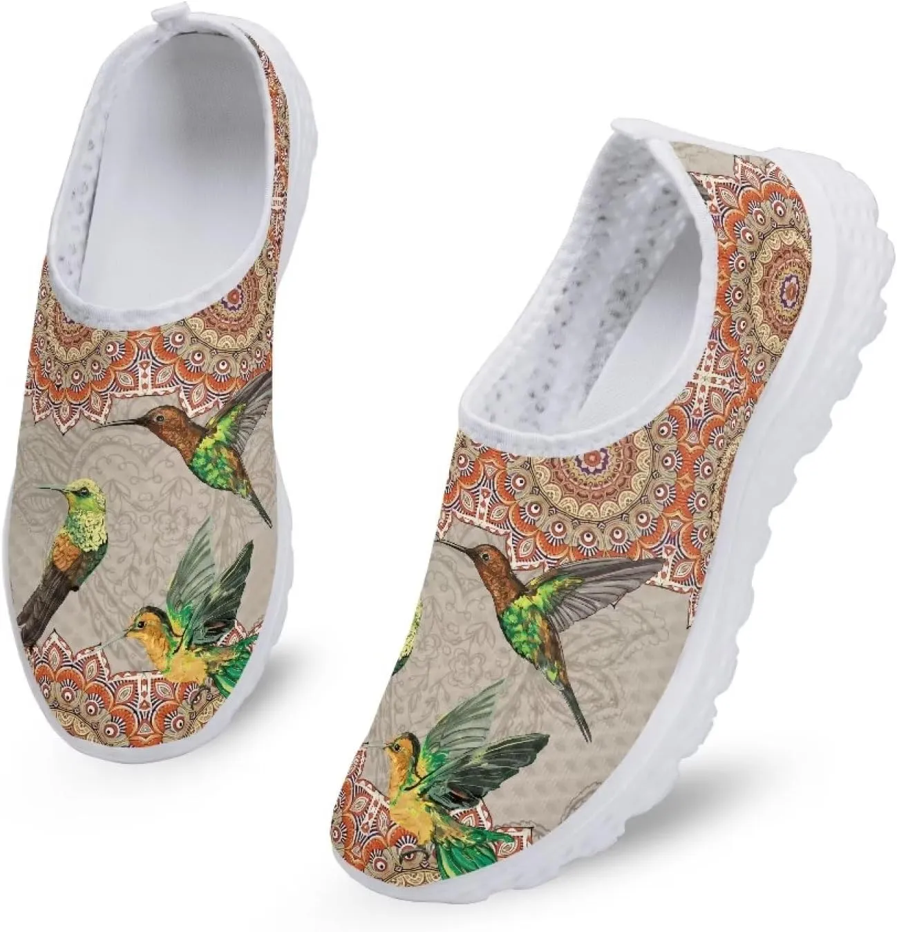 YEXIATODO Trendy Shoes for Womens Slip on Walking Shoes Comfortable Non-Slip