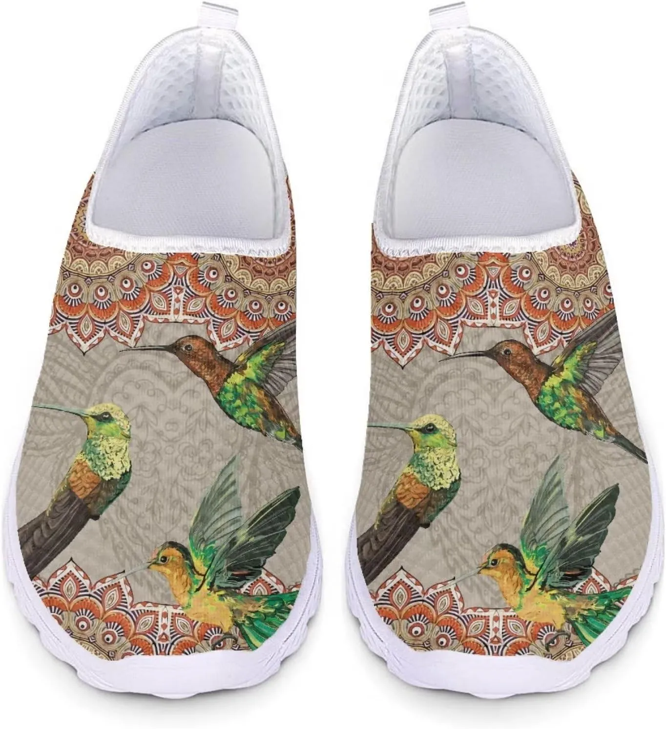 YEXIATODO Trendy Shoes for Womens Slip on Walking Shoes Comfortable Non-Slip